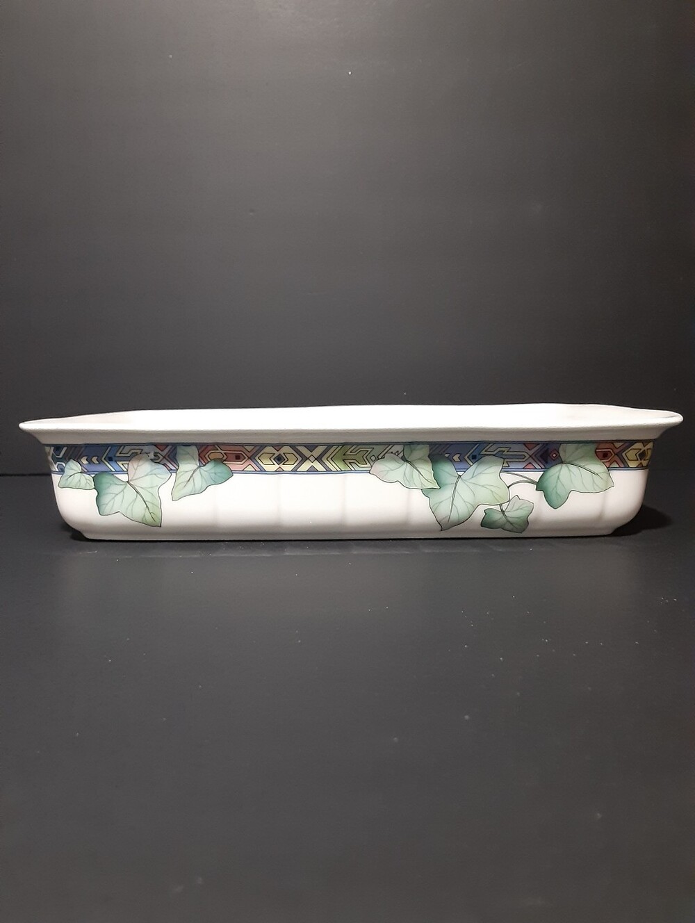 Vintage Villeroy & Boch Porcelain Rectangular Serving Dish Bakeware Discontinued